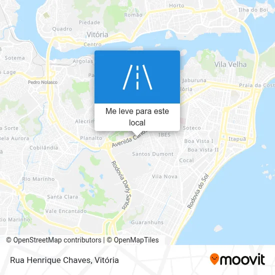 Rua Henrique Chaves mapa