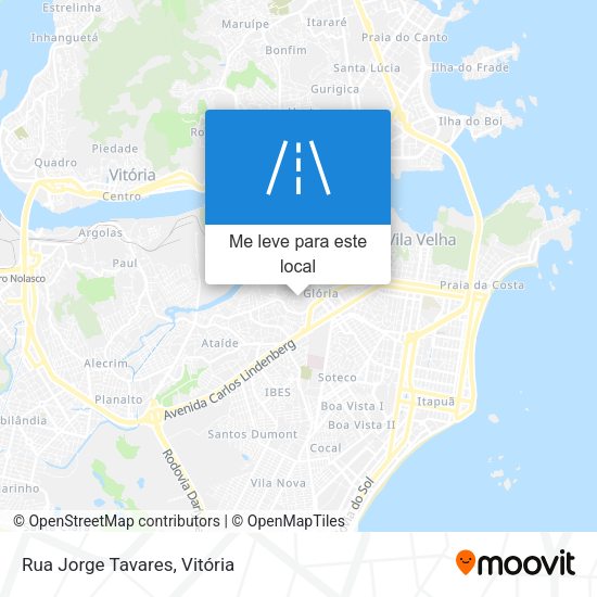 Rua Jorge Tavares mapa