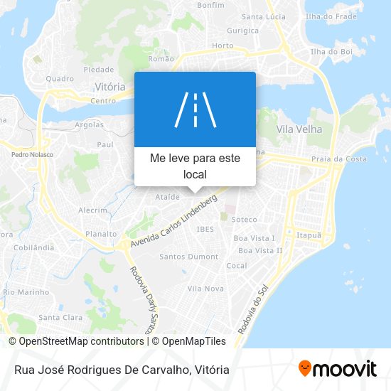 Rua José Rodrigues De Carvalho mapa