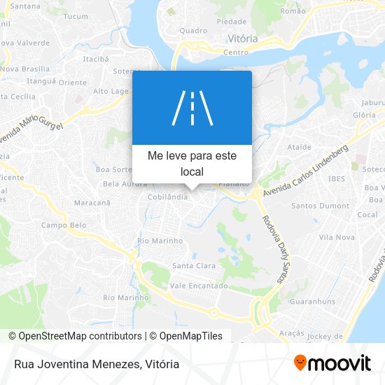 Rua Joventina Menezes mapa