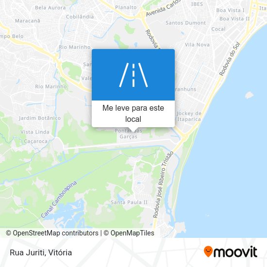 Rua Juriti mapa