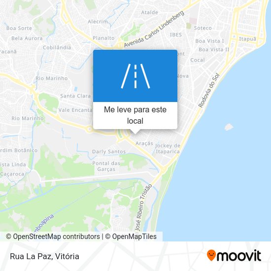 Rua La Paz mapa