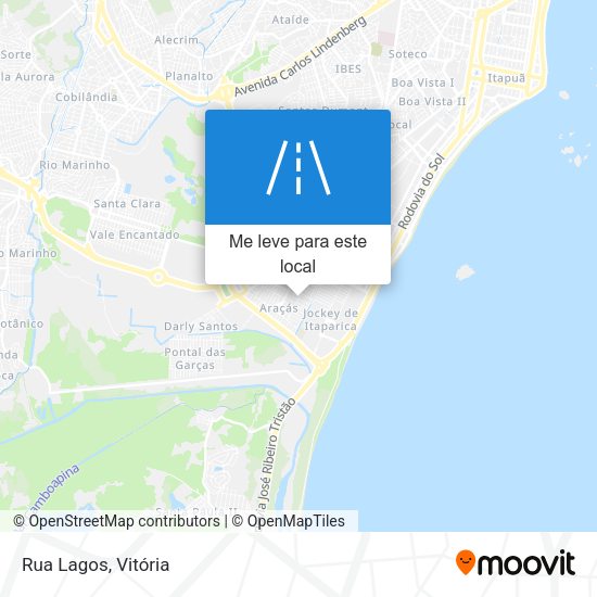 Rua Lagos mapa