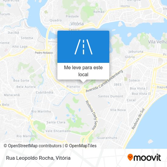 Rua Leopoldo Rocha mapa