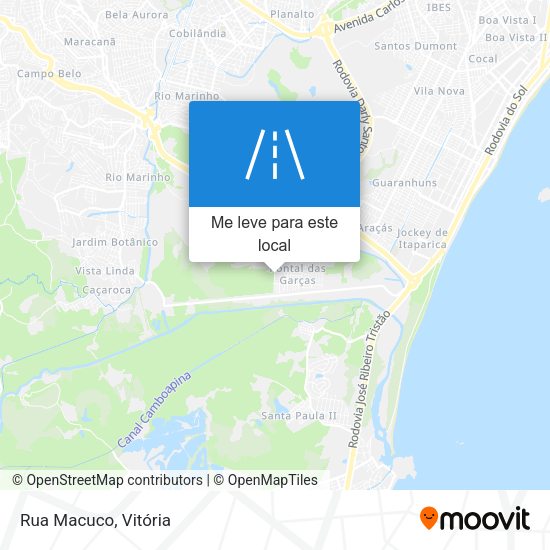 Rua Macuco mapa