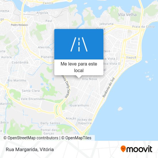 Rua Margarida mapa