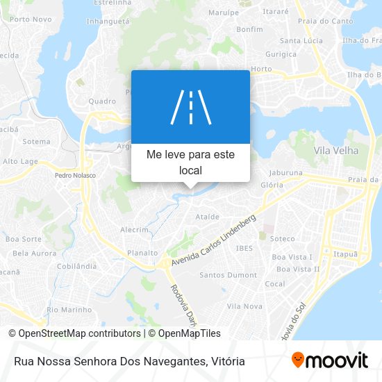 Rua Nossa Senhora Dos Navegantes mapa