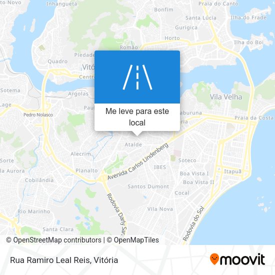 Rua Ramiro Leal Reis mapa