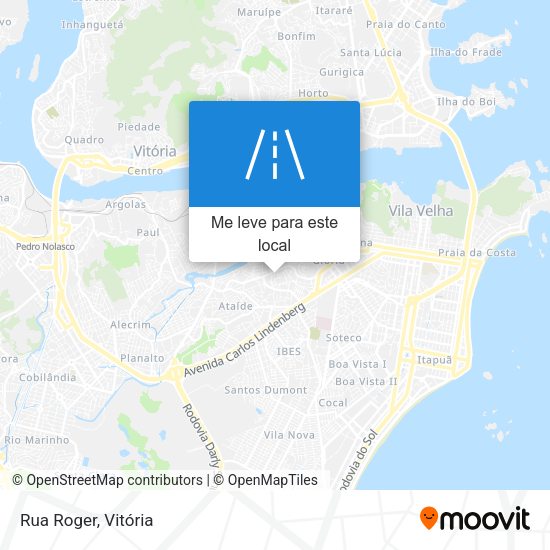 Rua Roger mapa