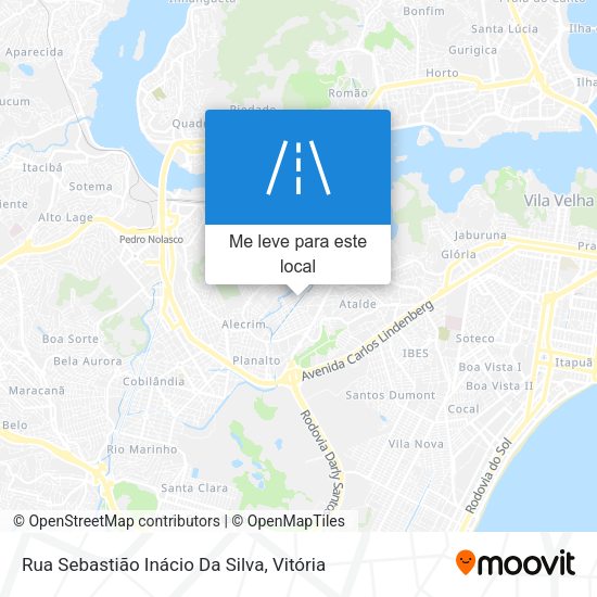 Rua Sebastião Inácio Da Silva mapa