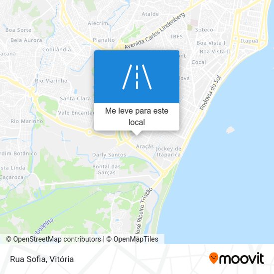 Rua Sofia mapa