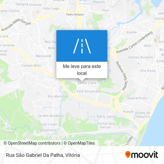 Rua São Gabriel Da Palha mapa