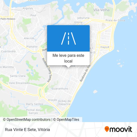Rua Vinte E Sete mapa