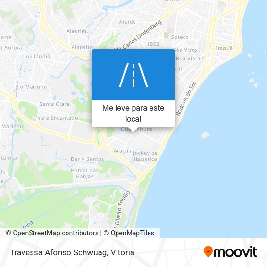 Travessa Afonso Schwuag mapa