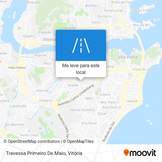 Travessa Primeiro De Maio mapa