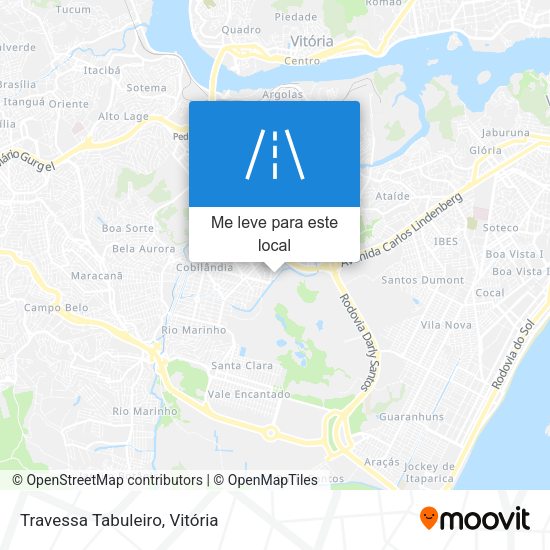 Travessa Tabuleiro mapa