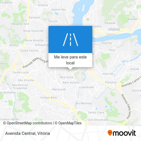 Avenida Central mapa