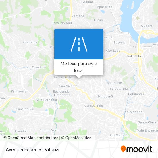 Avenida Especial mapa