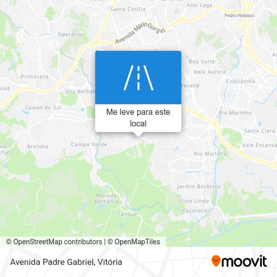 Avenida Padre Gabriel mapa