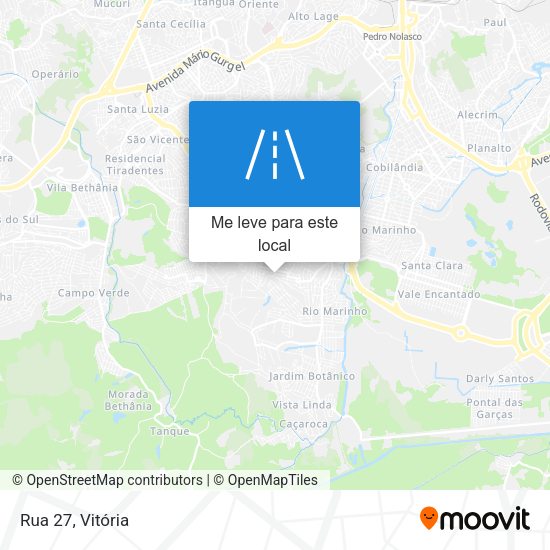 Rua 27 mapa