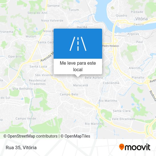 Rua 35 mapa