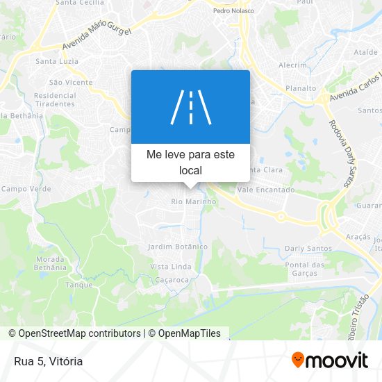 Rua 5 mapa