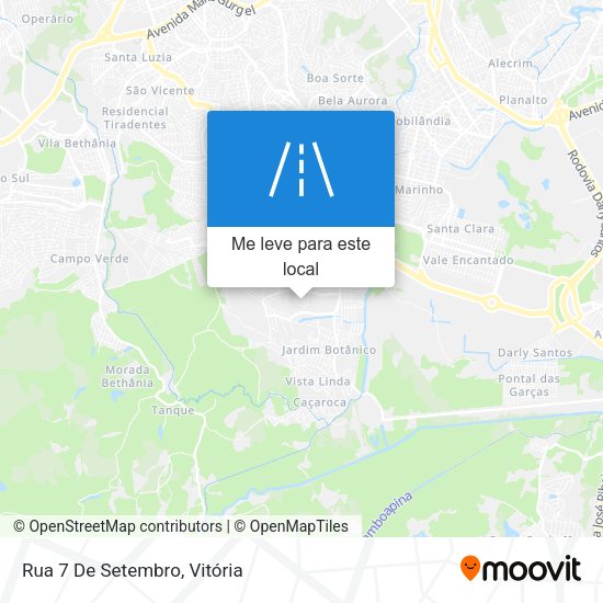 Rua 7 De Setembro mapa