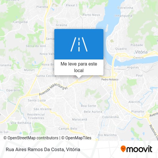 Rua Aires Ramos Da Costa mapa
