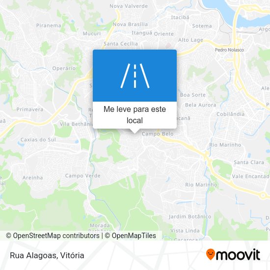 Rua Alagoas mapa