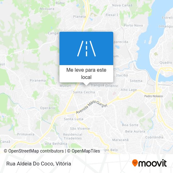 Rua Aldeia Do Coco mapa