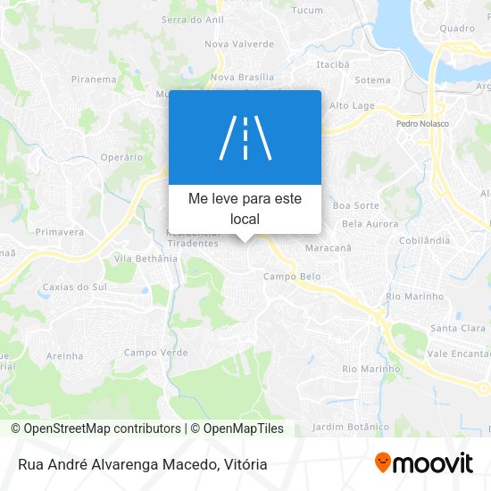 Rua André Alvarenga Macedo mapa