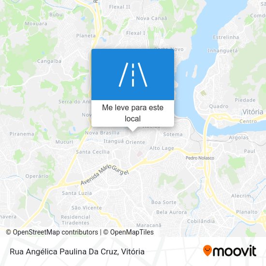 Rua Angélica Paulina Da Cruz mapa