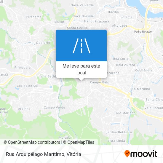 Rua Arquipélago Marítimo mapa