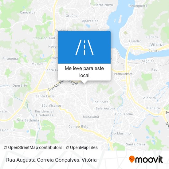Rua Augusta Correia Gonçalves mapa
