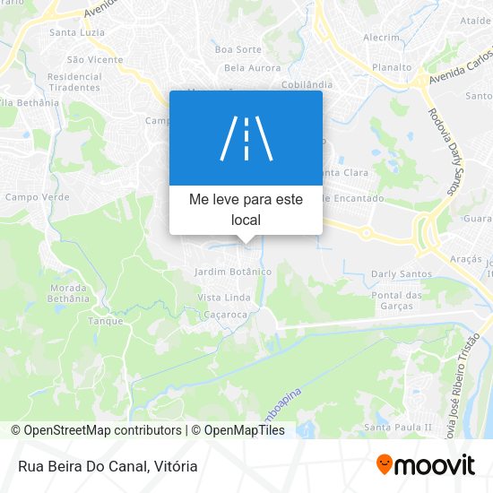 Rua Beira Do Canal mapa