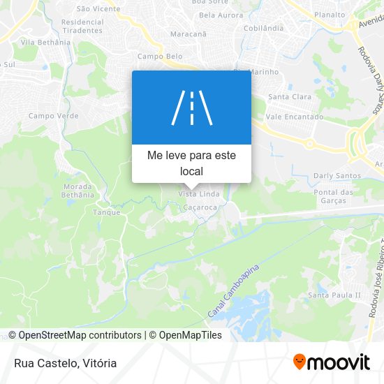 Rua Castelo mapa