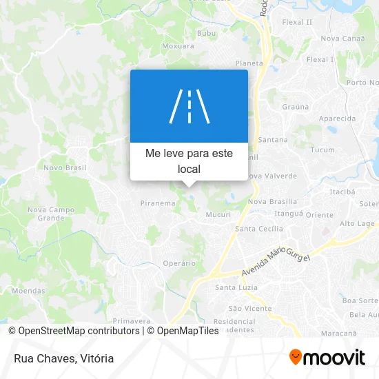 Rua Chaves mapa