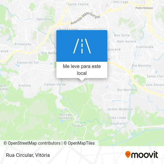 Rua Circular mapa