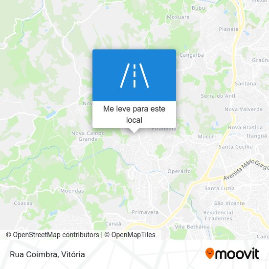 Rua Coimbra mapa