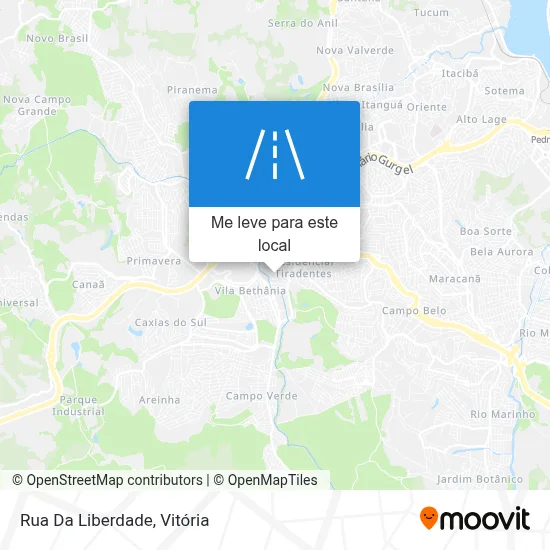 Rua Da Liberdade mapa