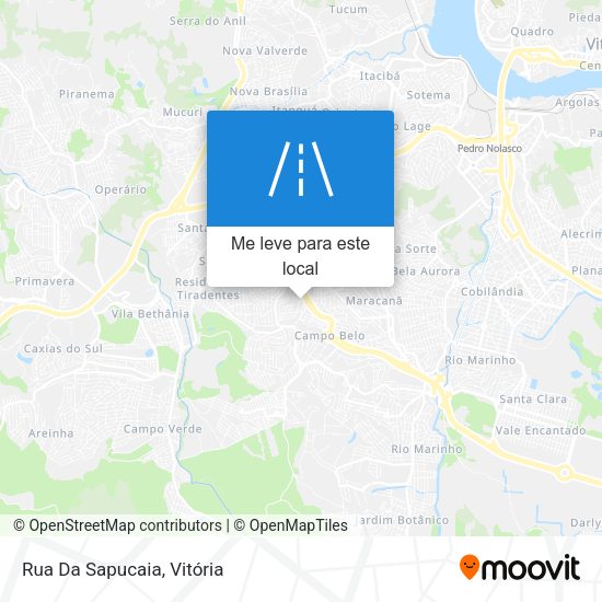 Rua Da Sapucaia mapa