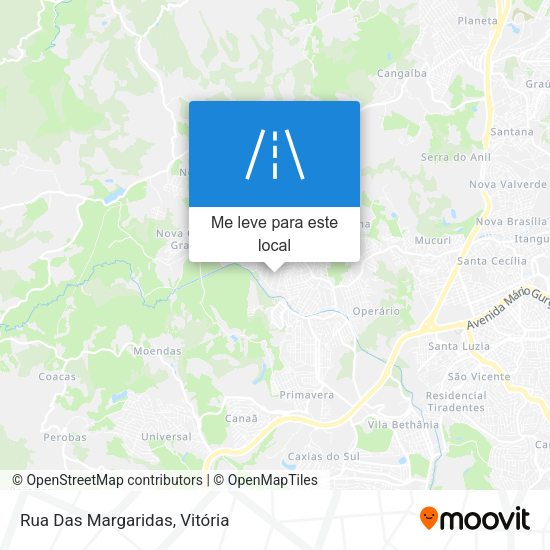 Rua Das Margaridas mapa