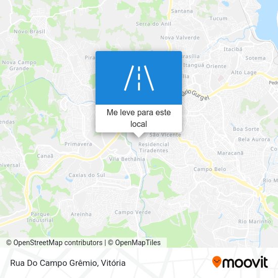 Rua Do Campo Grêmio mapa