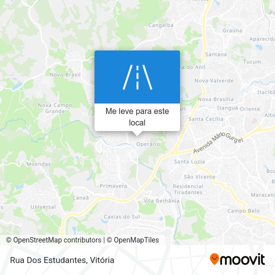 Rua Dos Estudantes mapa