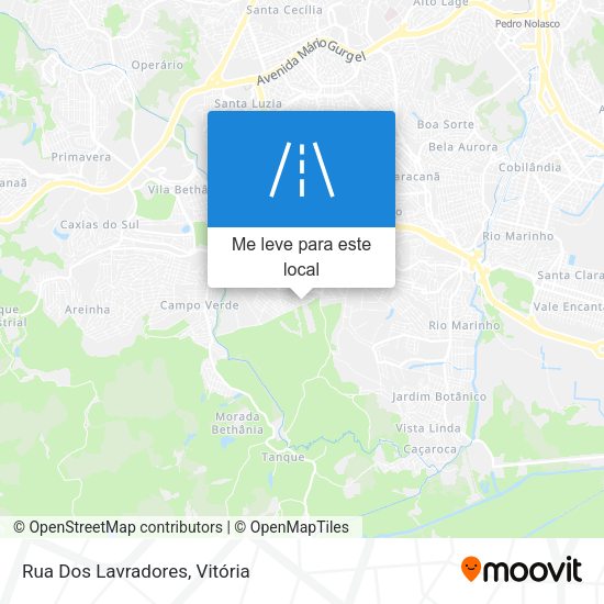 Rua Dos Lavradores mapa