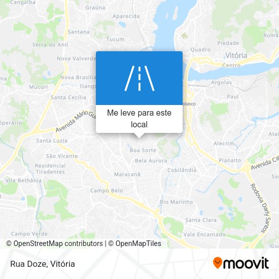 Rua Doze mapa
