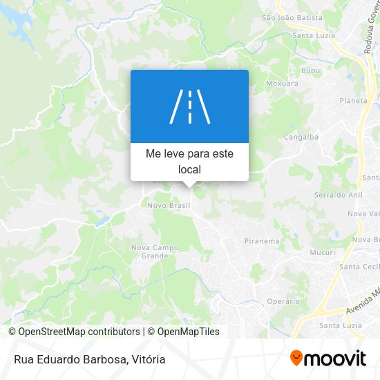 Rua Eduardo Barbosa mapa