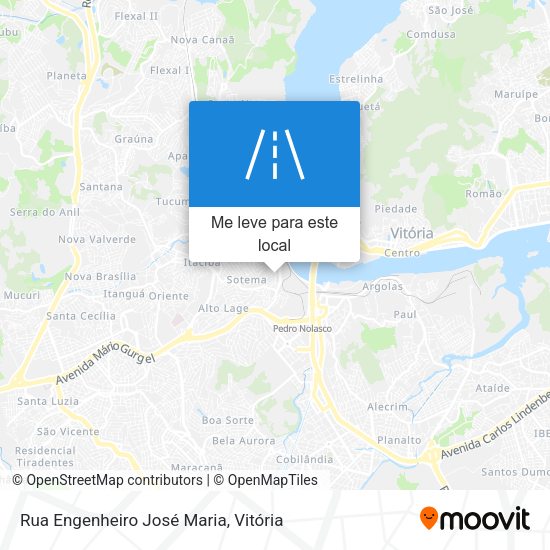 Rua Engenheiro José Maria mapa