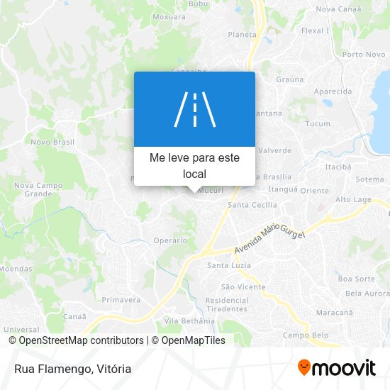 Rua Flamengo mapa