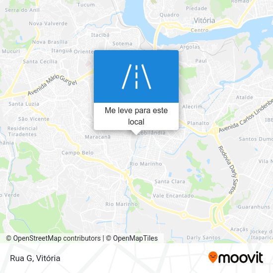 Rua G mapa